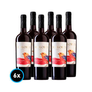 Imagen de CAJA VINO 7 COLORES (Cabernet Sauvignon): 6x Vino 7 Colores Cabernet Sauvignon 750cc