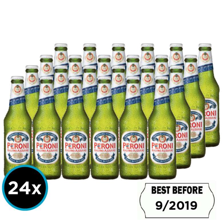 24x Cerveza Peroni Botella 330cc
