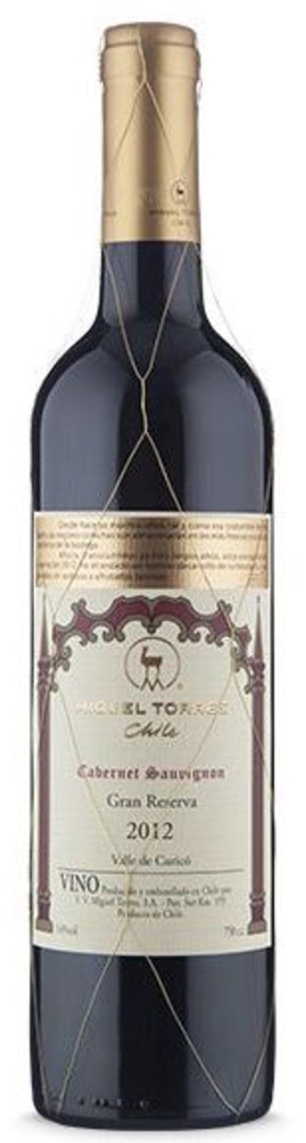 Vino Miguel Torres Cabernet Sauvignon Gran Reserva 750cc