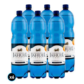 Imagen de 6x Agua Mineral Jahuel Con Gas 1,6 lts. 