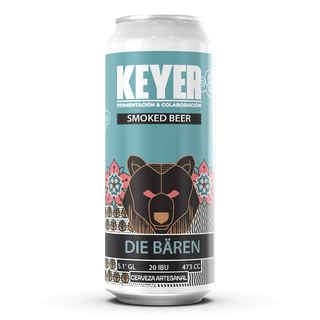 Imagen de Cerveza Keyer Die Baren o Los Osos Smoked Beer Lata 473cc
