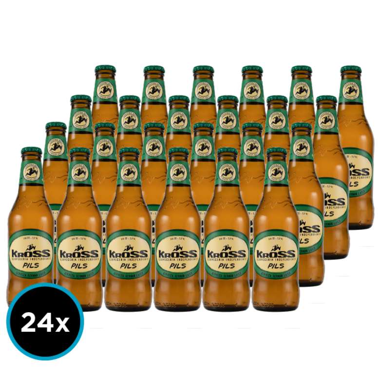 24x Cerveza Kross Pilsner en Botellas 330cc