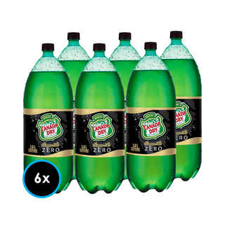 Imagen de 6x Bebida Canada Dry Ginger Ale Zero 3 Lts.