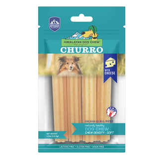Imagen de Snack Para Perros 100% Natural Himalayan Dog Chew Churros (Queso) 113 grs.