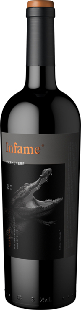 Vino Infame Reserva Carmenere - El Cocodrilo 750cc