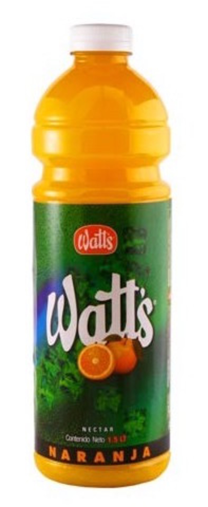 Nectar Naranja 1.5 lts. Watts