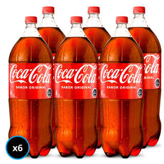 Imagen de CAJA COCA COLA 3LT: 6x Bebida Coca Cola 3 Litros