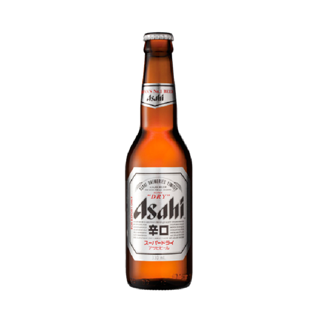 Cerveza Japonesa Asahi Super Dry Botella 330cc
