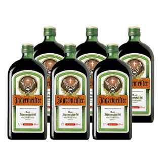 Imagen de CAJA JAGERMEISTER: 6x Licor Jagermeister 700cc 35º alc.