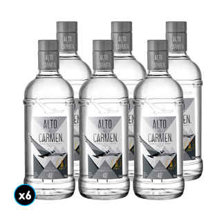 Imagen de CAJA PISCO ALTO DEL CARMEN TRANSPARENTE: 6x Pisco Alto del Carmen Transparente 750cc 40º alc.