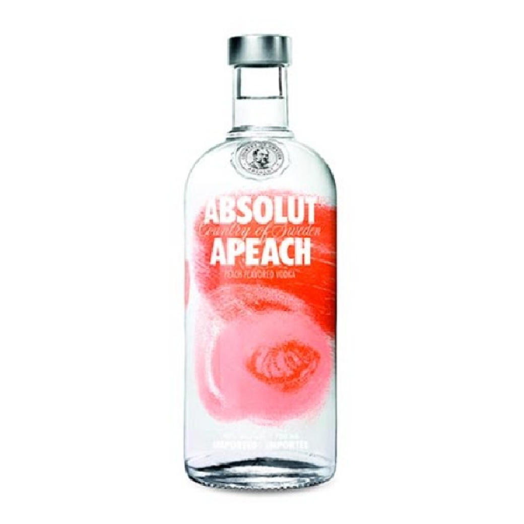 Vodka Absolut Apeach 750cc 40º alc.