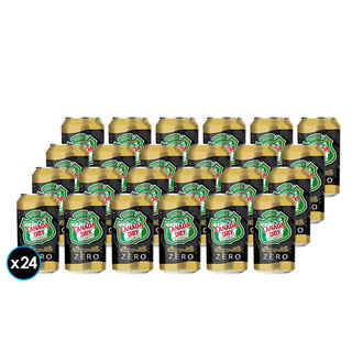 Imagen de 24x Bebida Canada Dry Ginger Ale Zero Lata 350cc