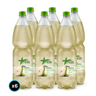 Imagen de 6x Agua Mas Pera Sin Gas 1.6 L