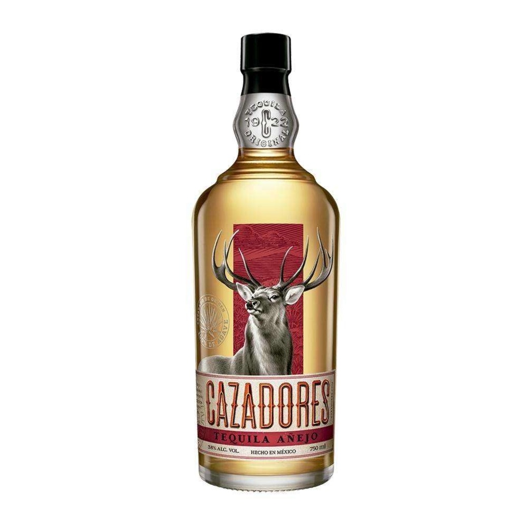 Tequila Cazadores Añejo 750cc 38º alc.
