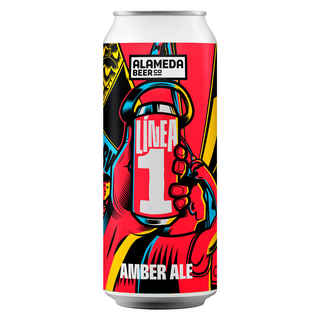 Imagen de Cerveza Alameda Linea 1 Amber Ale Lata 473cc