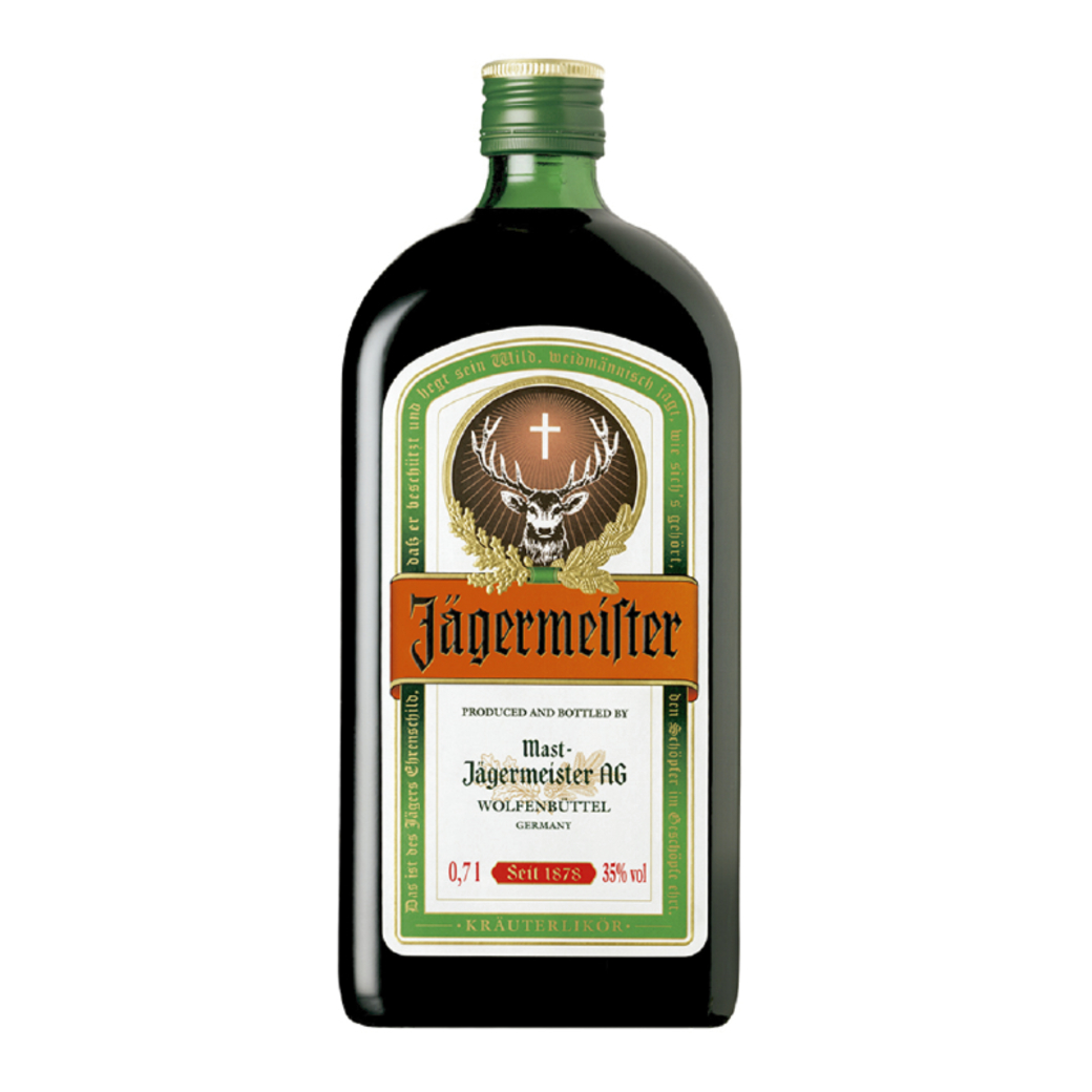 Licor Jagermeister 700cc 35º alc.