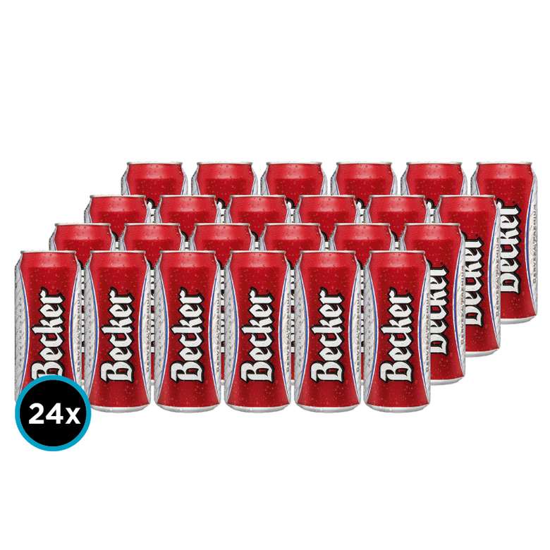 24x Cerveza Becker en Latas 473cc
