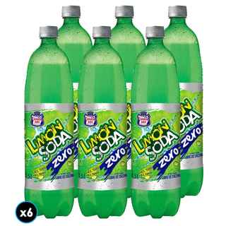 Imagen de CAJA LIMÓN SODA ZERO 1,5LT: 6x Bebida Limón Soda Zero 1,5 Litros