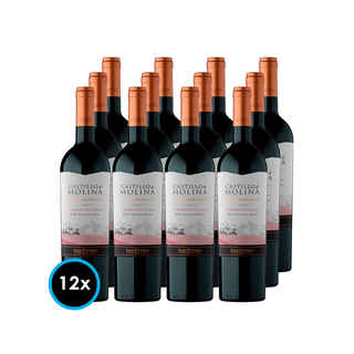 Imagen de CAJA CASTILLO DE MOLINA CABERNET: 12x Vino Castillo de Molina Cabernet Sauvignon 750cc