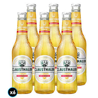 Imagen de 6x Cervezas Clausthaler Sin Alcohol Limón en Botella 330cc