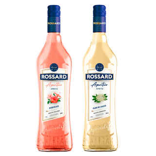 Imagen de PACK ROSSARD N°1: 1x Licor Aperitivo Rossard Hibiscus Spritz 1 Litro 15° alc. + 1x Licor Aperitivo Rossard Flor de Sauco Spritz 1 Litro 20° alc.