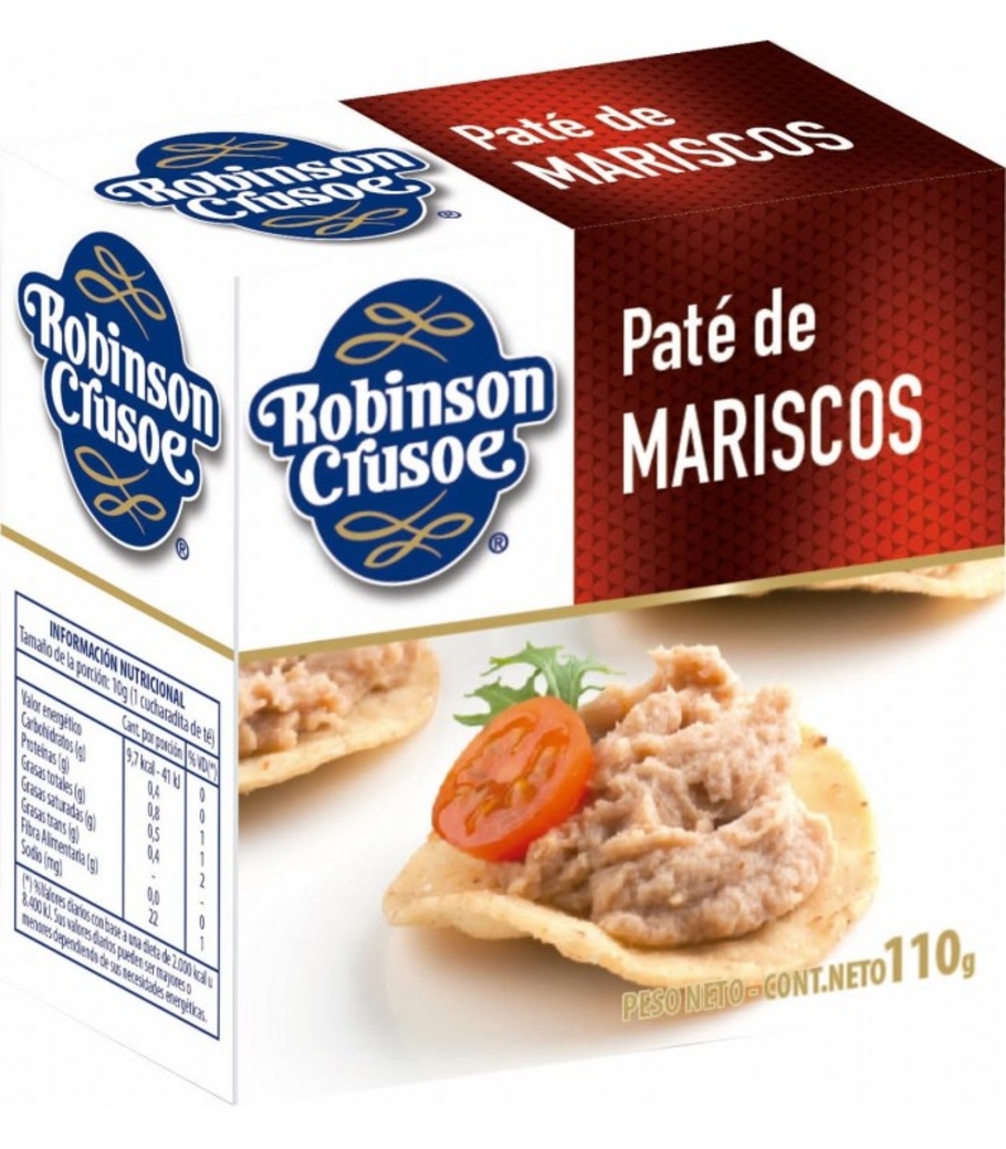 Paté de Mariscos Robinson Crusoe 110 gramos