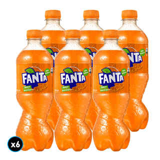 Imagen de 6x Bebida Fanta Botella 591cc