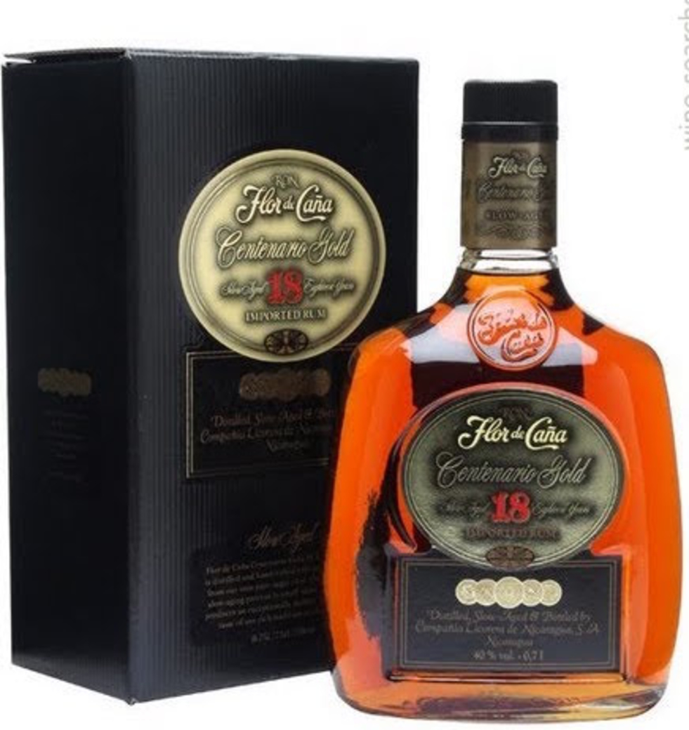 Ron Flor De Caña 18 años Centenario Gold 750cc