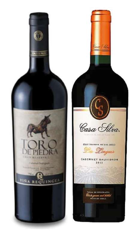PACK DUO VINOS Nº2: Vino Toro de Piedra Cabernet 750cc + Vino Casa Silva Gran Terroir Cabernet 750cc
