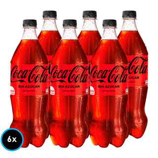 Imagen de 6x Coca Cola Zero Azúcar 1,5 Litros