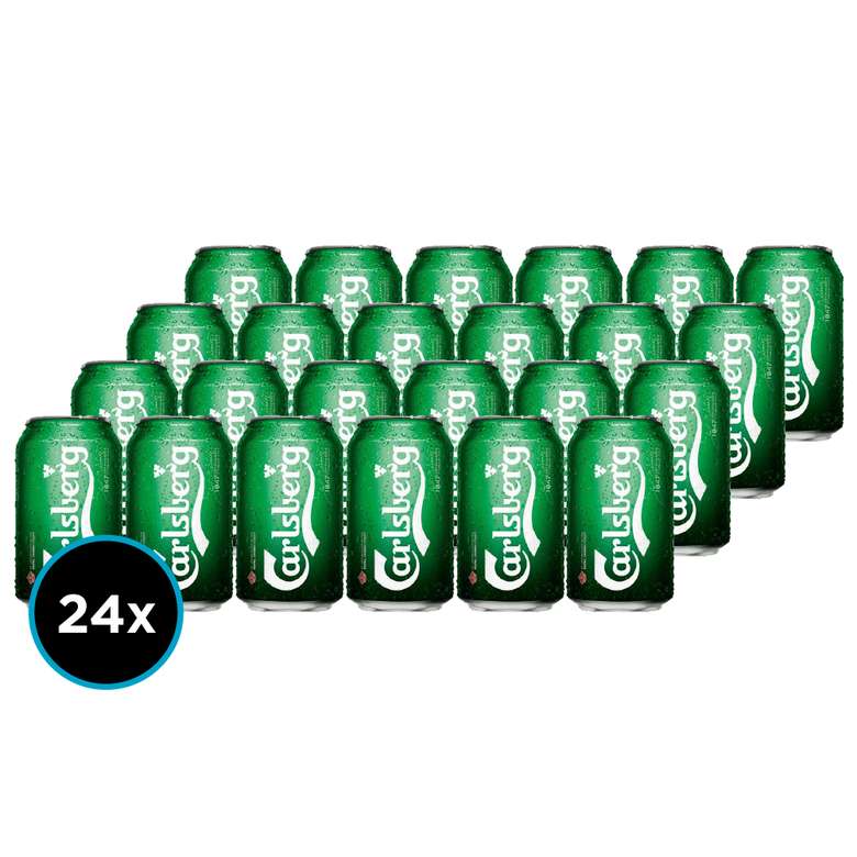 24x Cerveza Carlsberg en Latas 330cc