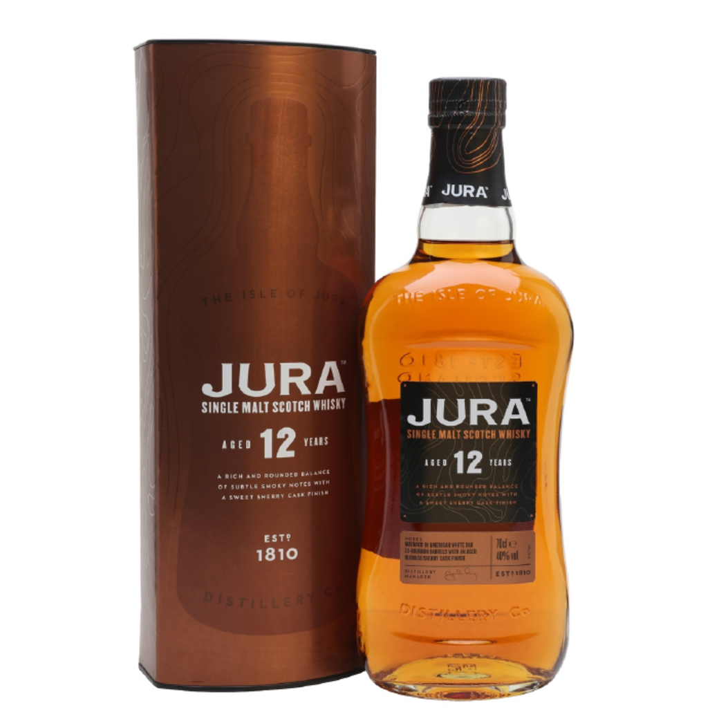 Whisky Jura Single Malt 12 Años 700cc