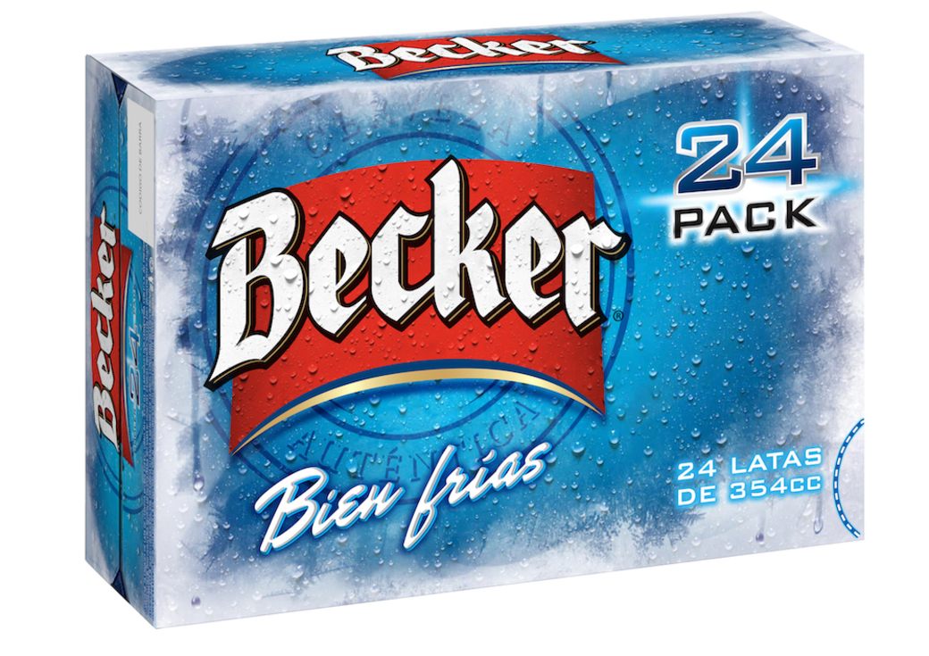 24x Cerveza Becker en Latas 350cc