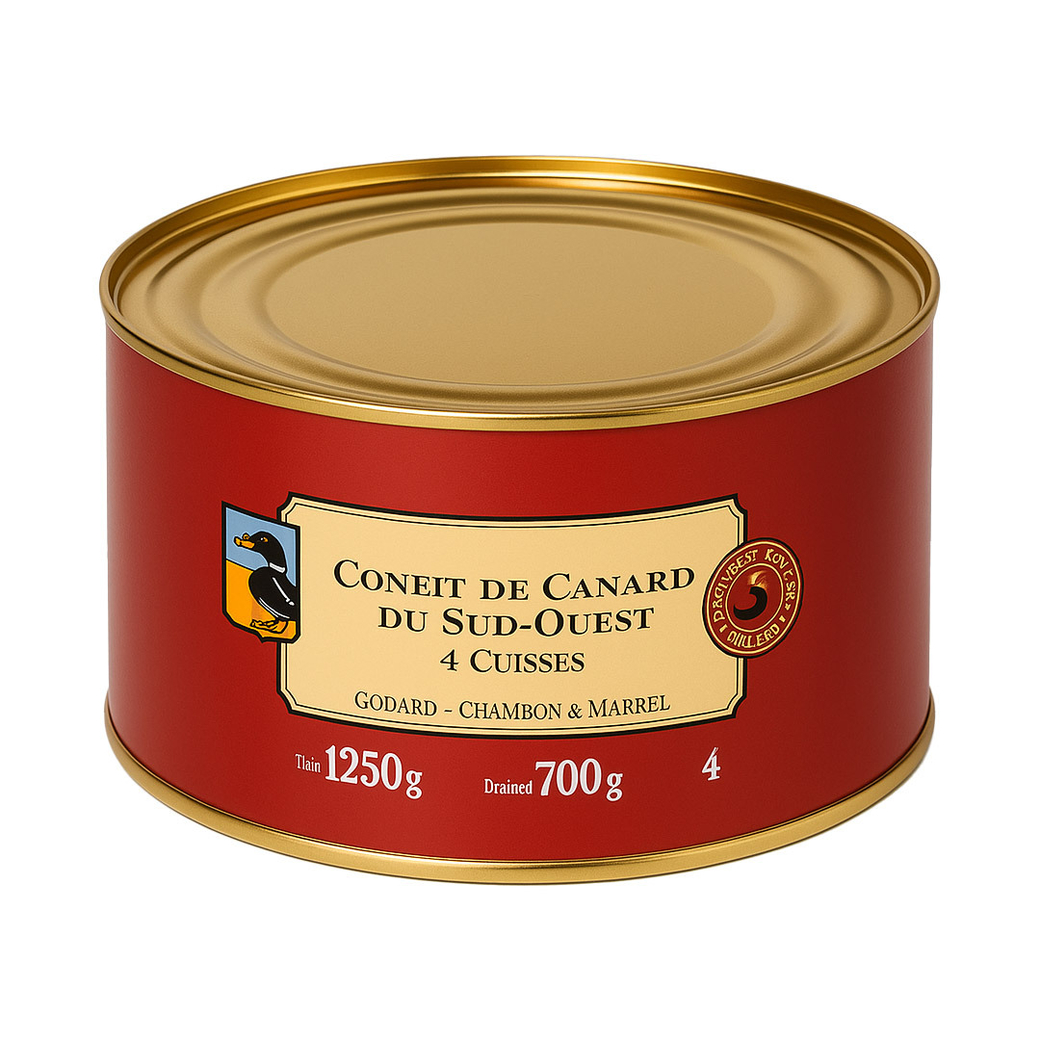 Confit de Canard (Pato Francés) Godard 4 muslos