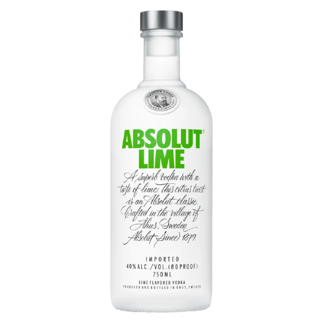 Vodka Absolut Lime 750cc 40º alc.