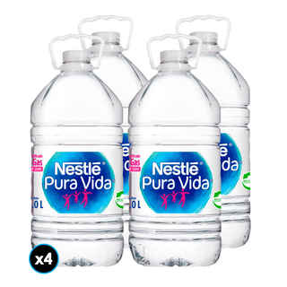 Imagen de 4x Agua Pura Vida Sin Gas Bidón 6 L