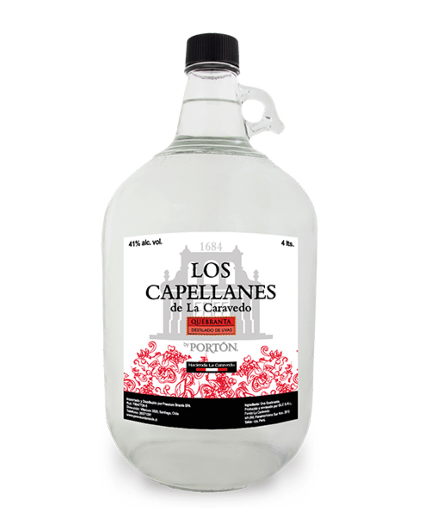 Pisco Los Capellanes de La Caravedo By Portón 4lt