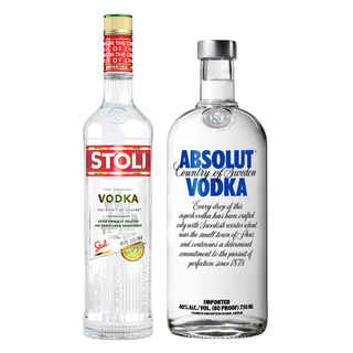 Imagen de Vodka Stolichnaya 750cc + Vodka Absolut Blue 750cc