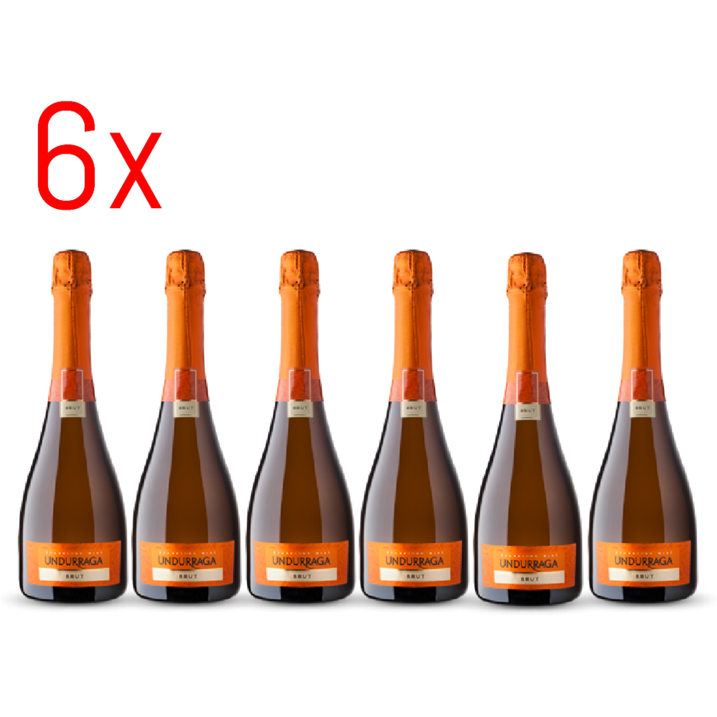 6x Undurraga Brut Champagne 750cc