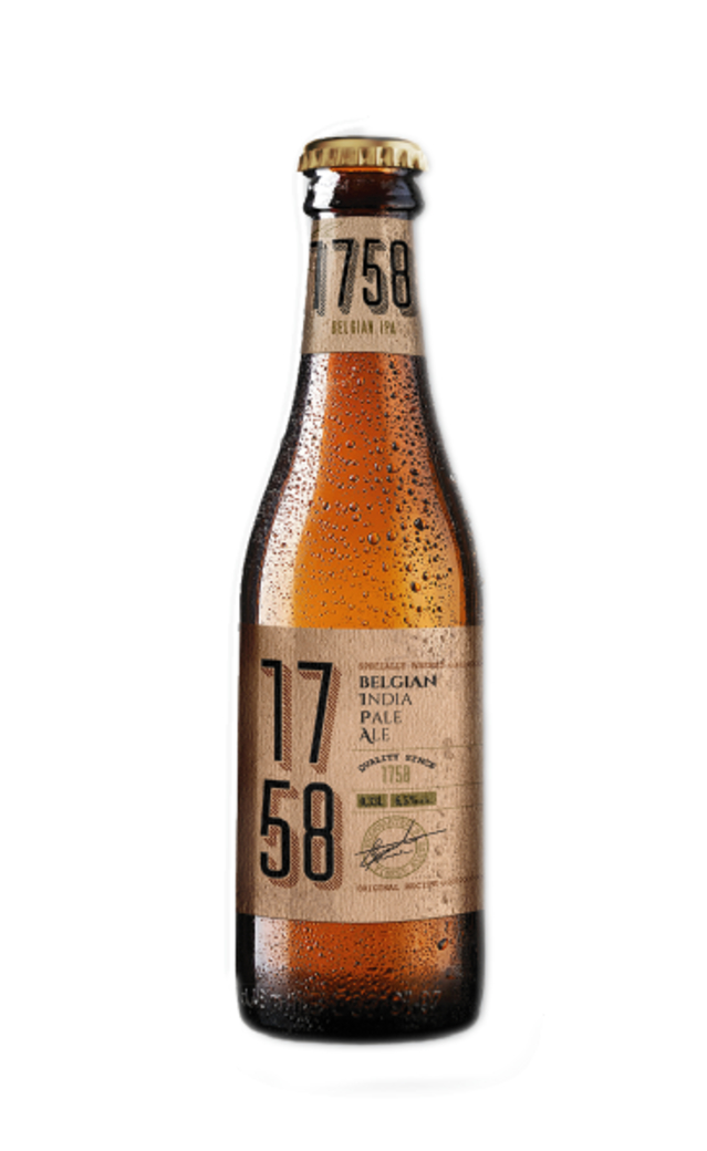 Cerveza 1758 IPA Botella 330cc 6,5º alc.
