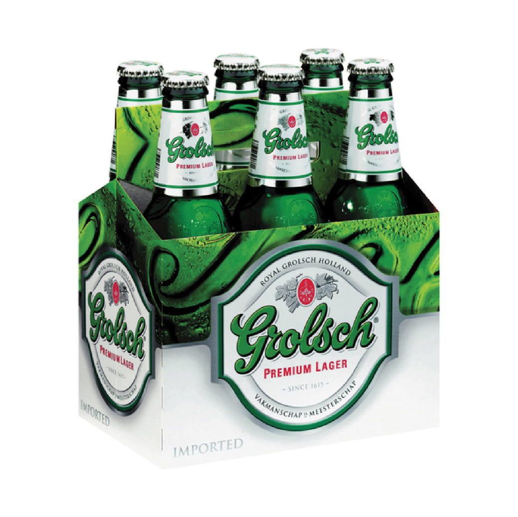 6x Cerveza Grolsch en Botellas 330cc