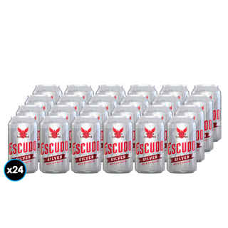Imagen de 24x Cervezas Escudo Silver Lata 350cc