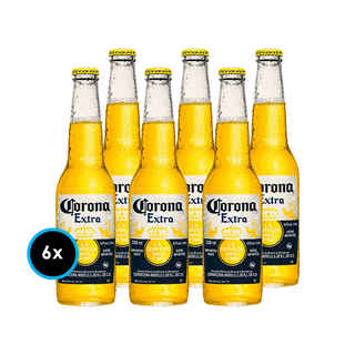 Imagen de 6x Cervezas Corona Extra en Botellas 330cc