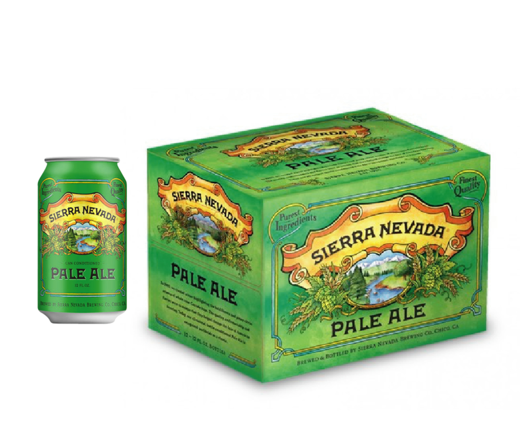 12x Cerveza Sierra Nevada Pale Ale en Latas 355cc