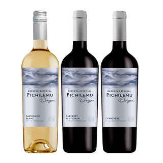 Imagen de PACK TRIO PICHILEMU RESERVA ESPECIAL: 3x Variedades Vino Pichilemu Reserva Especial