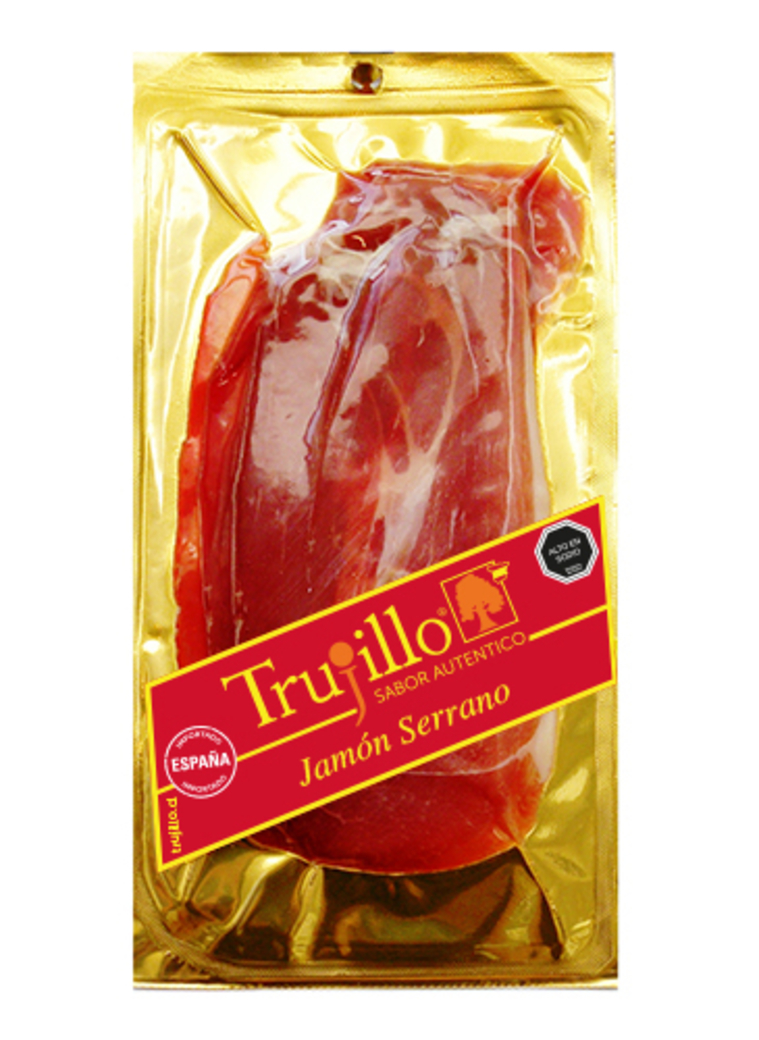 Jamón Serrano Trujillo Etiqueta Roja 80 gramos