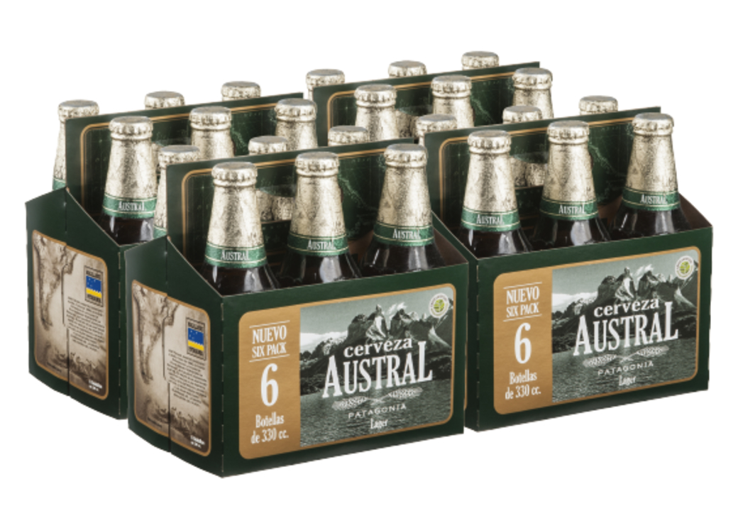 24x Austral Lager en Botellas 330cc