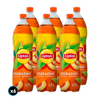 Imagen de 6x Té Helado Lipton Durazno 1,5 Litros 