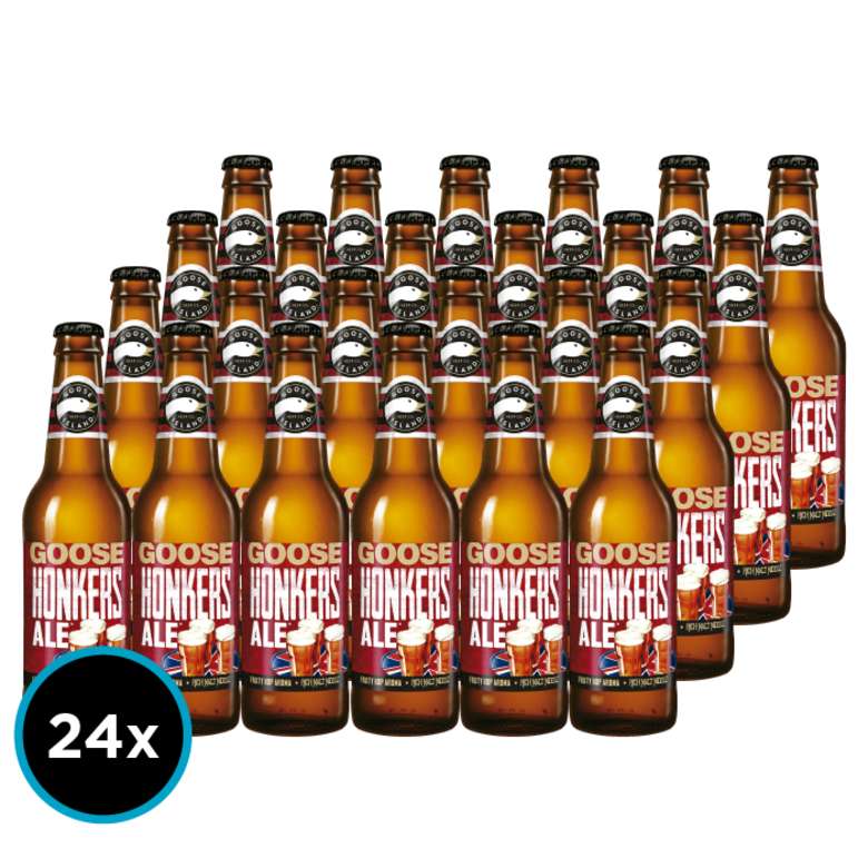 24x Cerveza Goose Island Honkers Ale en Botellas 355cc