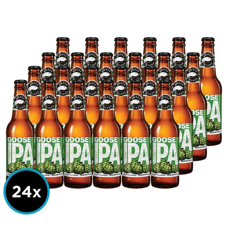 24x Cervezas Goose Island IPA en Botellas 355cc